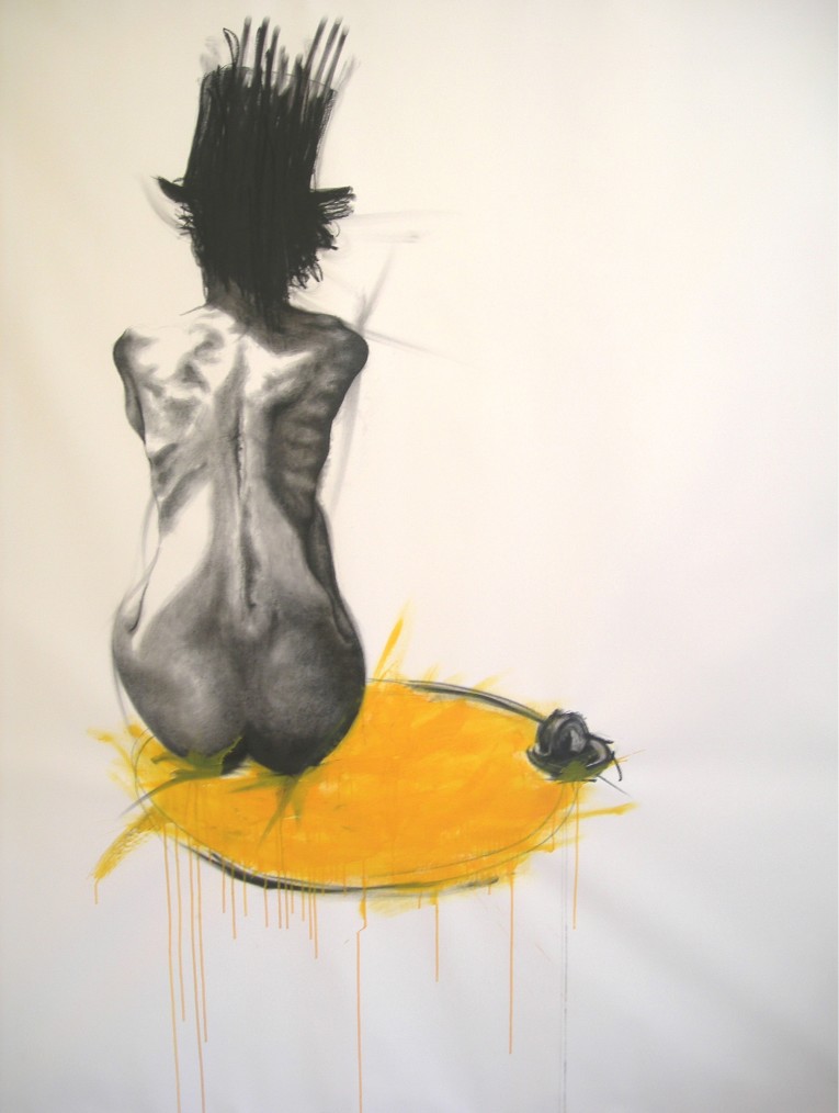 stella stefania gagliano, lezione di danza, signore in un caffè, 2008