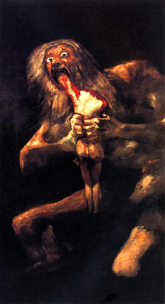 1821-1823 Crono Divora I Suoi Figli Francisco Goya
