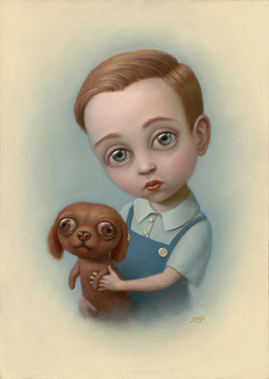 marion peck boy with a puppy