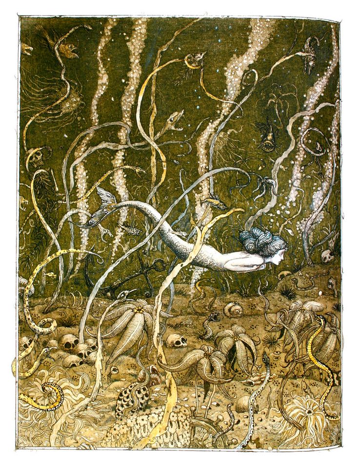 Boris Diodorov - Illustration for 'The Little Mermaid'