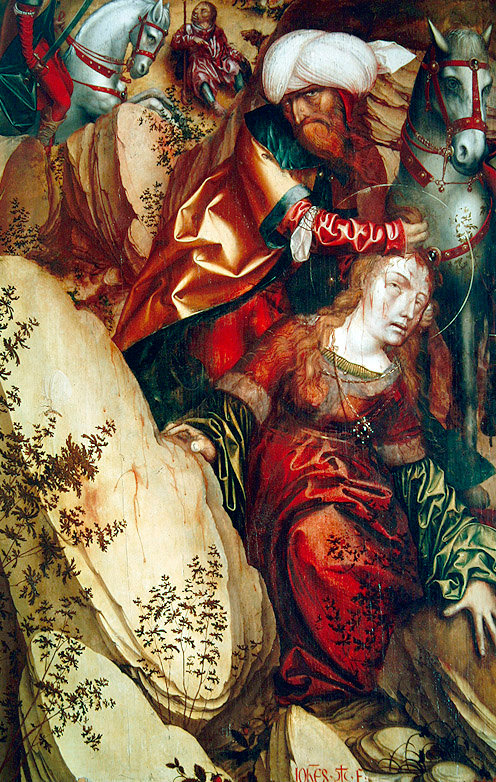The Martyrdom of Saint Barbara, hans fries