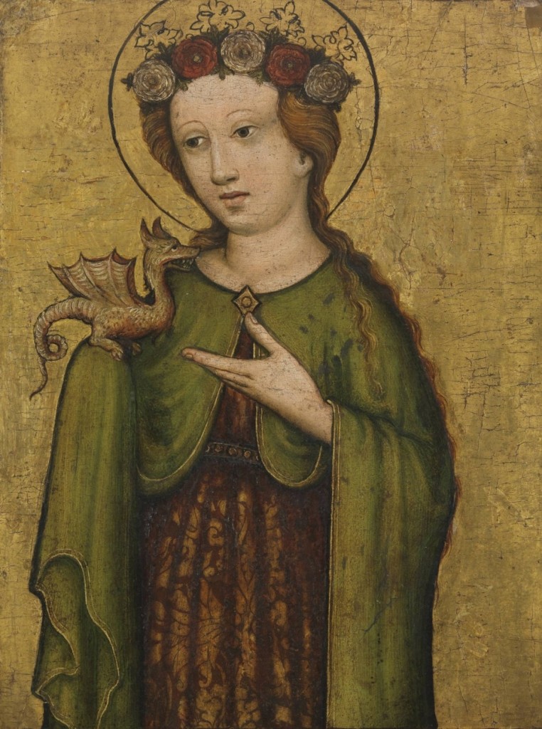santa margherita, 1450 ca, artista sconosciuto