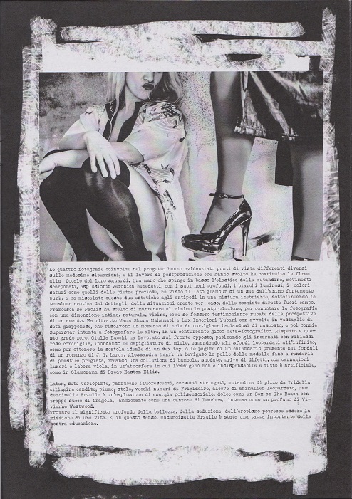 Fanzine Unkown Pleasures, numero uno, Mademoiselle Erzulie, grafiche Valentina Mangieri, direz. art. LST, 5