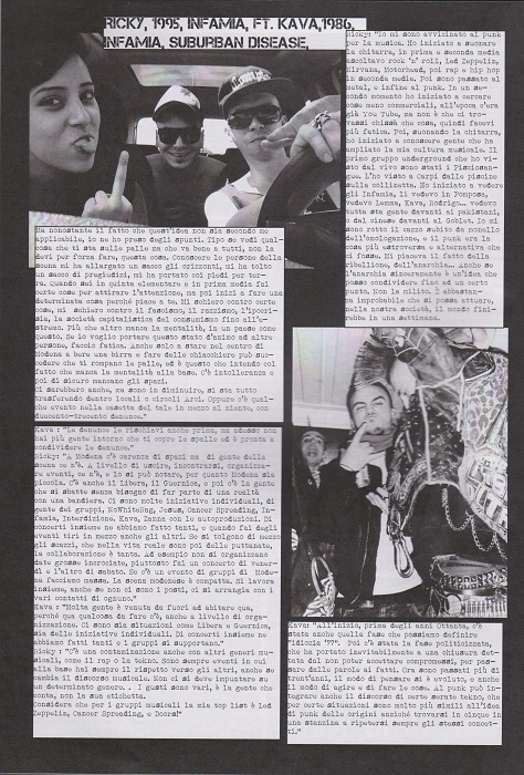 Fanzine Unknown Pleasures numero uno, Tu Quoque Punk - Kava&Ricky, grafiche Valentina Mangieri, direz.artistica LST