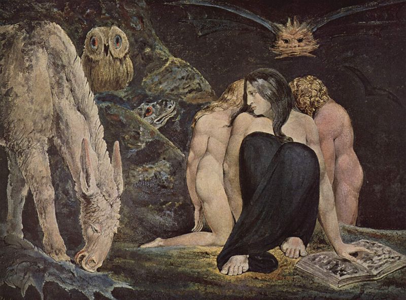 William Blake, The Night of Enitharmon's Joy (Hecate)