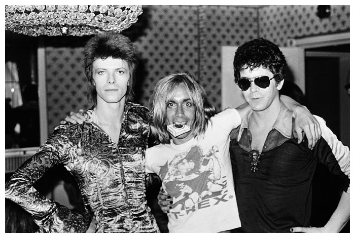 Mick Rock, Bowie, Iggy Po, Lou Reed