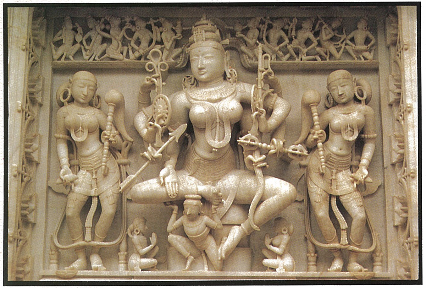 9-Devi-Marble-12th C. Vimal Vasahi Temple-Mt.Abu