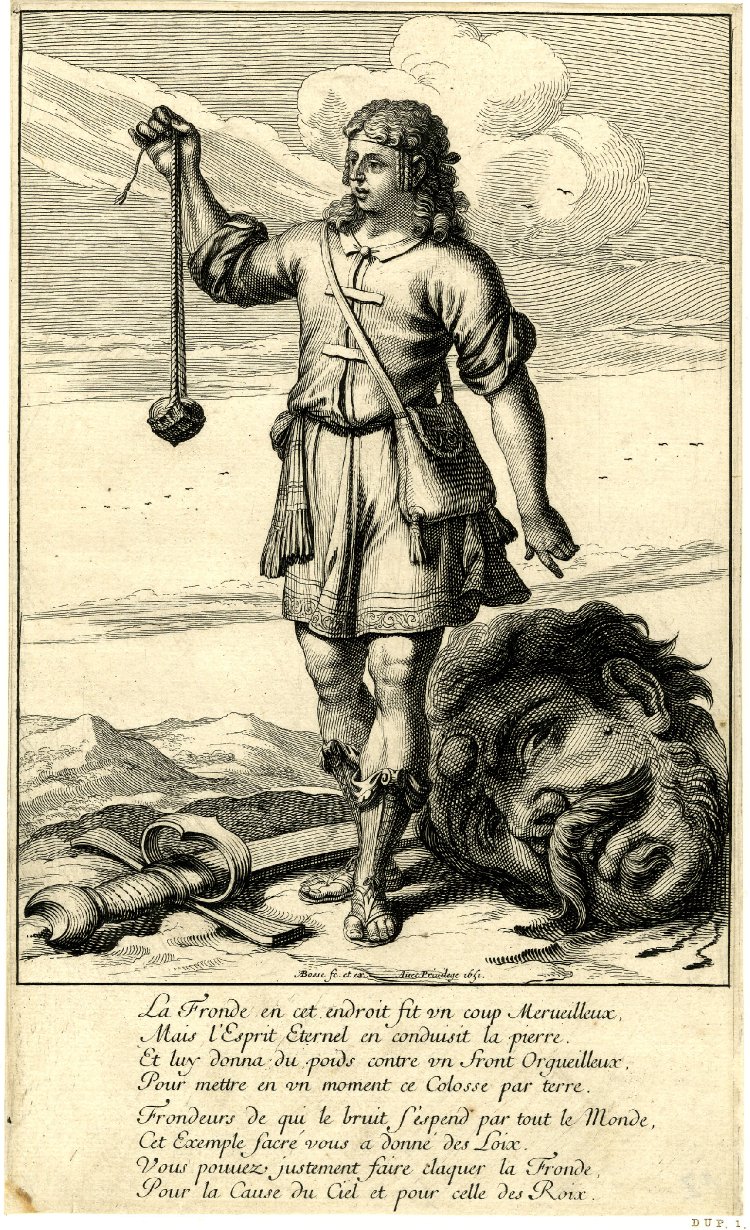 David with Goliath's head 1651