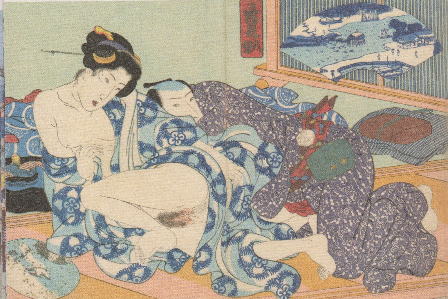Utagawa Kuniyoshi, Yoshiwara Genji (La storia di Genji)2
