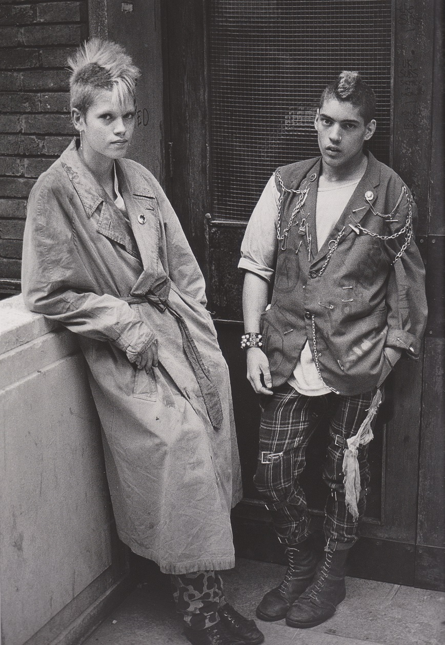 Derek Ridgers' London Youth, Leicester Square, 1980