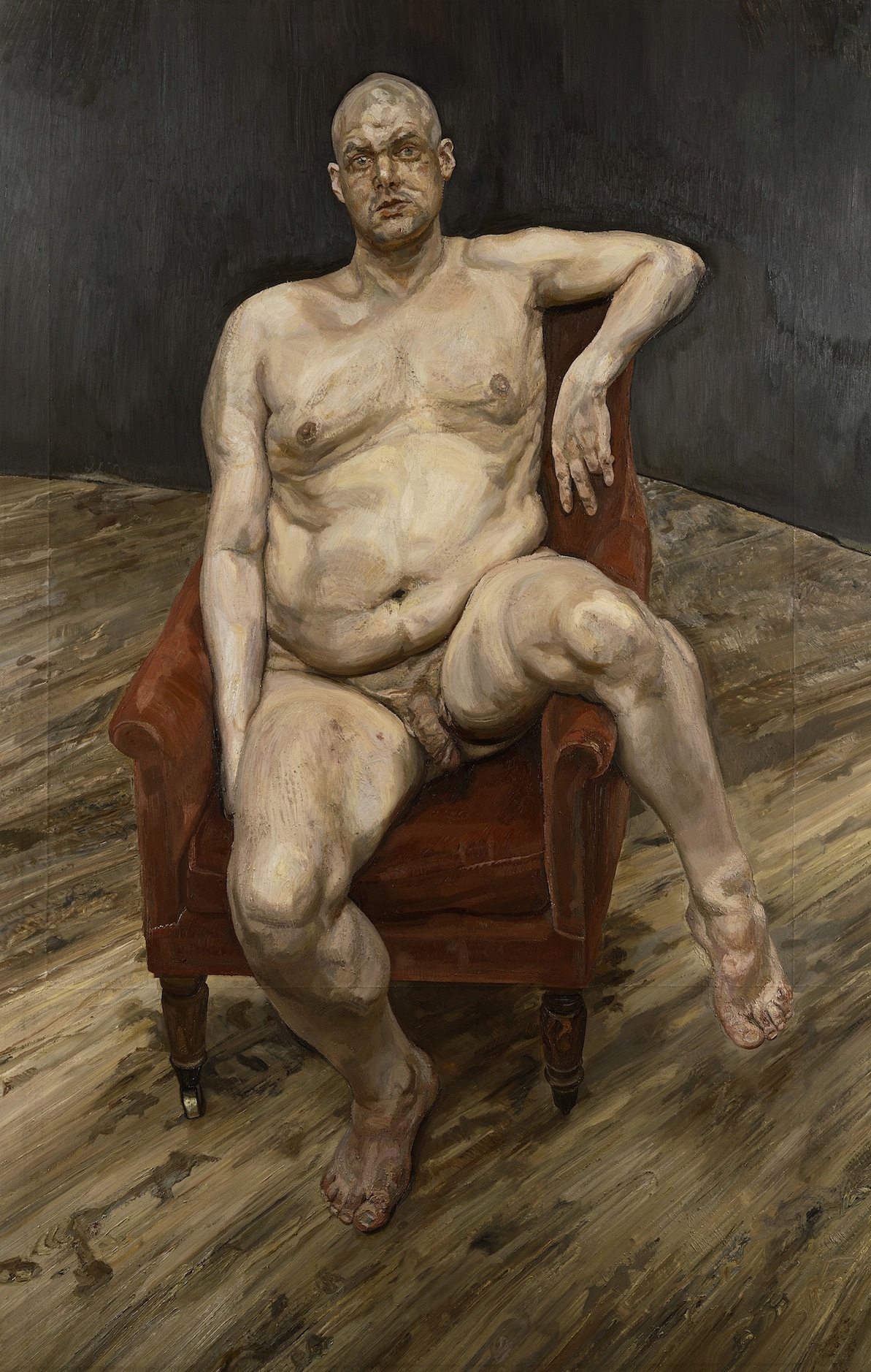 Lucian Freud, Leigh Bowery, 1990, oil on canvas