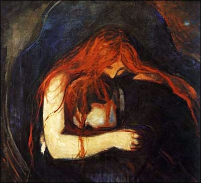 Edward Munch, Vampiro, 1893-94