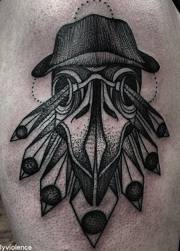 Kelly Violence Tattoo - Plague Doctor for Scott