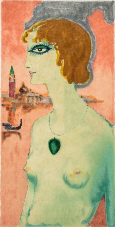 Marchesa Luisa Casati - 1921 - by Kees van Dongen