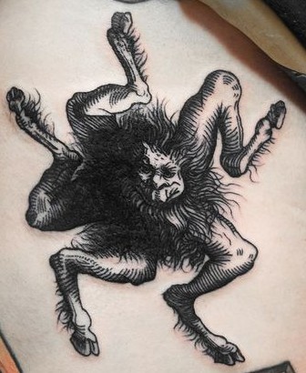 en Levin - tattoo of the demon Buer, teacher of natural philosophy and herbs