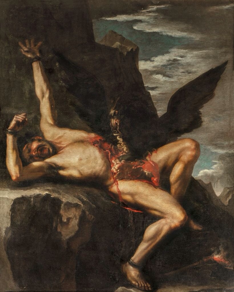 Salvator Rosa, punizione di prometeo