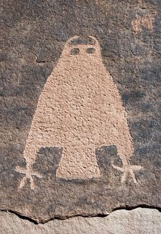 wl Petroglyph in Kane Creek Canyon, Utah. Owl's are symbolic of wisdom. it is also the bird of Caladan