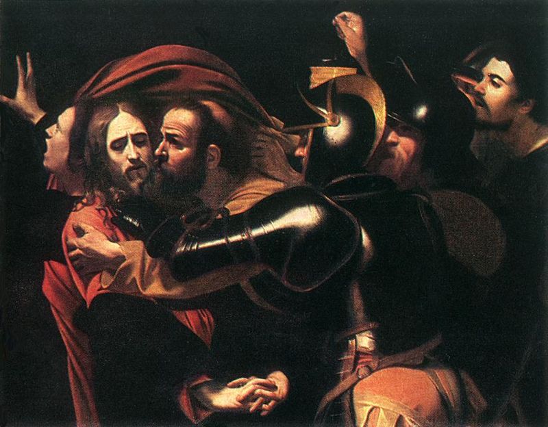 Caravaggio_-_Taking_of_Christ_-_Odessa, 1598
