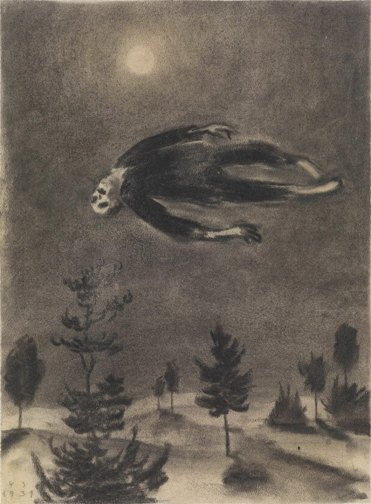 Franz Sedlacek - Ghost over the Trees. N.d.