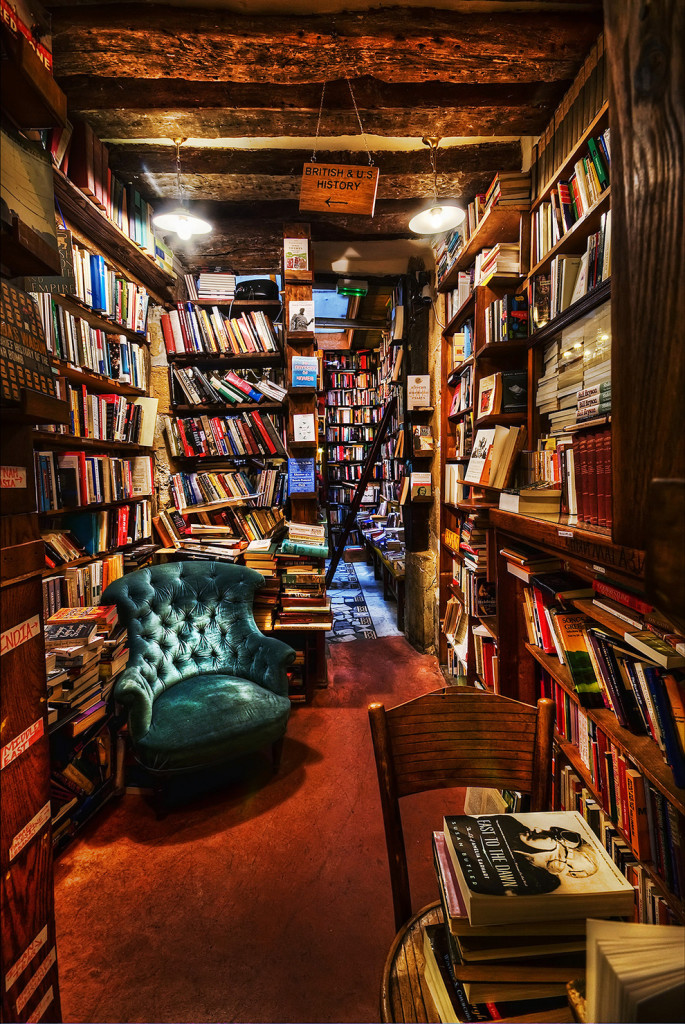 Shakespeare and Company in Paris, via buzzfeed