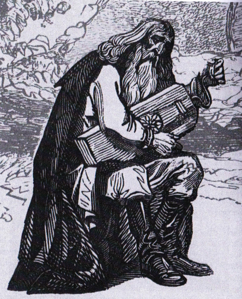 liroldo, litografia di Smokowski, illustrazione del poema di Kraszewski Anafielas, via dziady di piotr grochowski, edizioni paralele-2