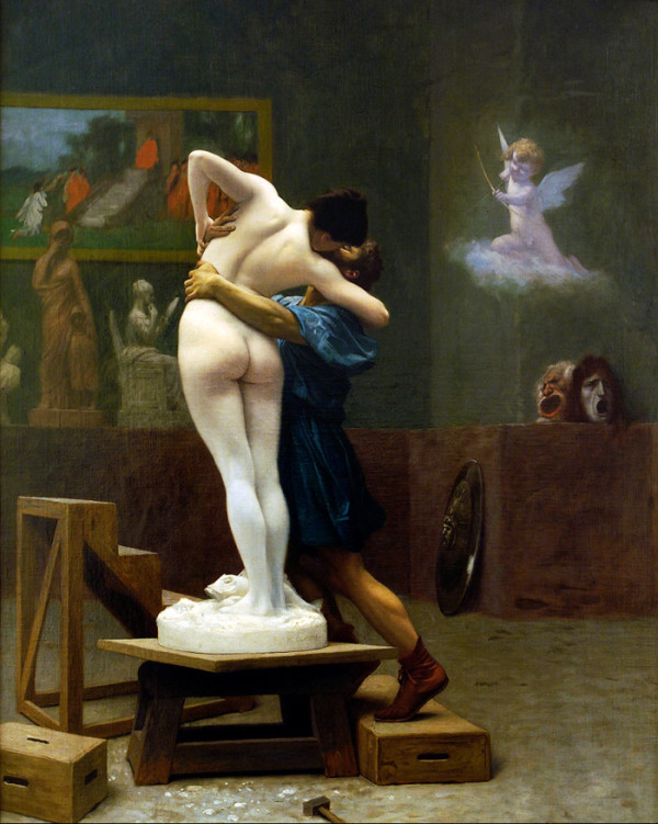 Pigmalione e Galatea, di Jean-Léon Gérôme (1890)