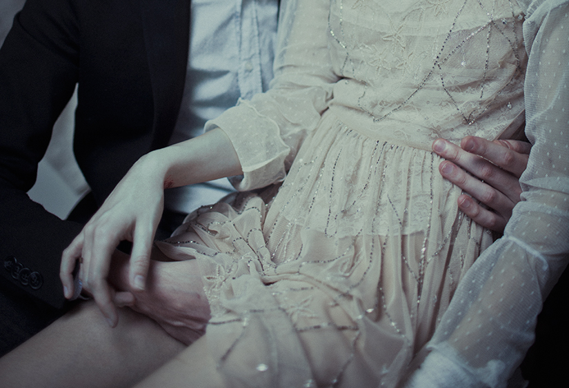 Laura Makabresku, The Hunger (from our private Diary, 2014); blood and Zomiren