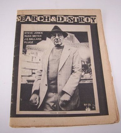 Williams Burroughs. Search & Destroy NO. 10 1978 Punk Fanzine by hellogoodbuyshop10 1978