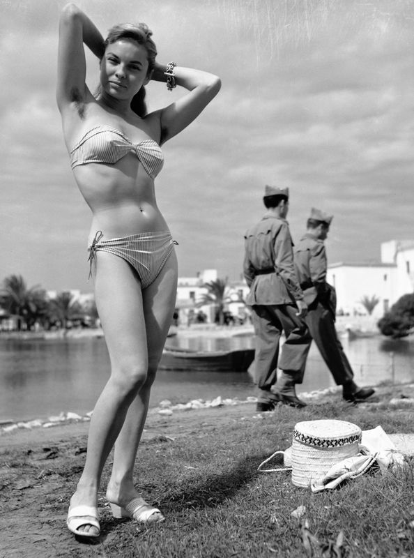 oriol maspons primo bikini ad ibiza 1953