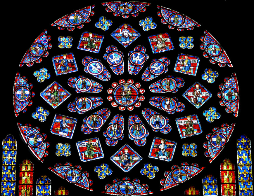 Chartres_-_Rose_du_transept_Nord_-2