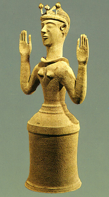 Poppy Goddess, ca. 1300-1250 BCE