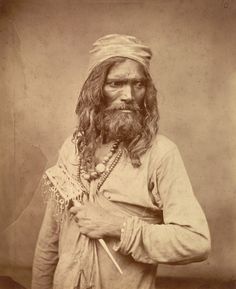 Religious Ascetics, Muslim Ascetic, Sufi Dervish, Ascetic Fakir, Minimal Dervish, 1860 S Sufi
