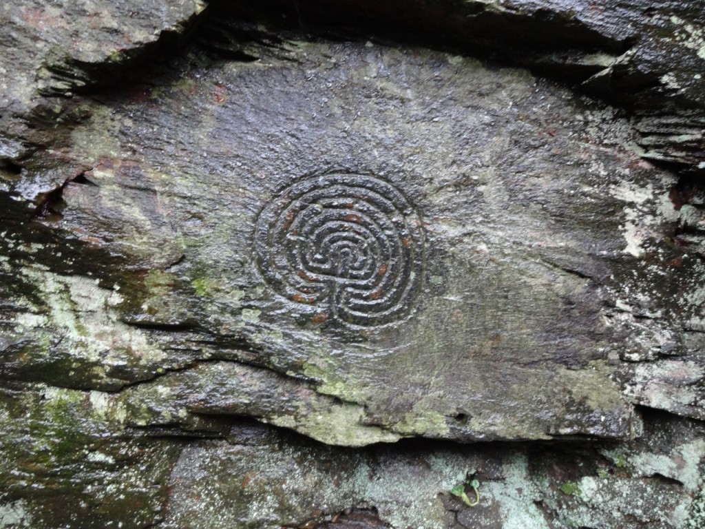 Celtic Labyrinth - The Rocky Valley, Tintagel, North Cornw