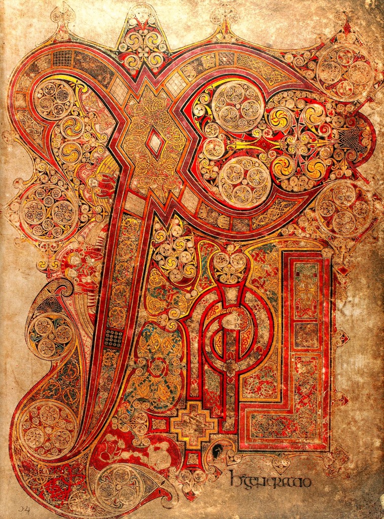 book of kells chi rho