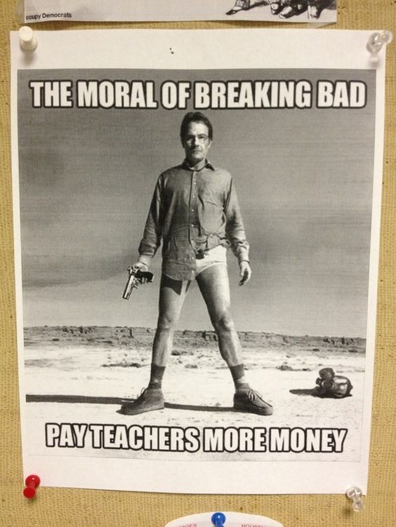 the moral of breaking bad