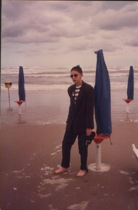 donatella bartolomei a Rimini nel 1988.