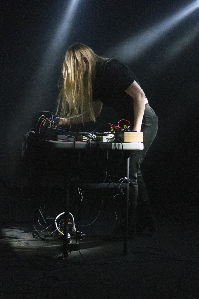 Pharmakon playing Tripmetal fest at El Club Detroit MI