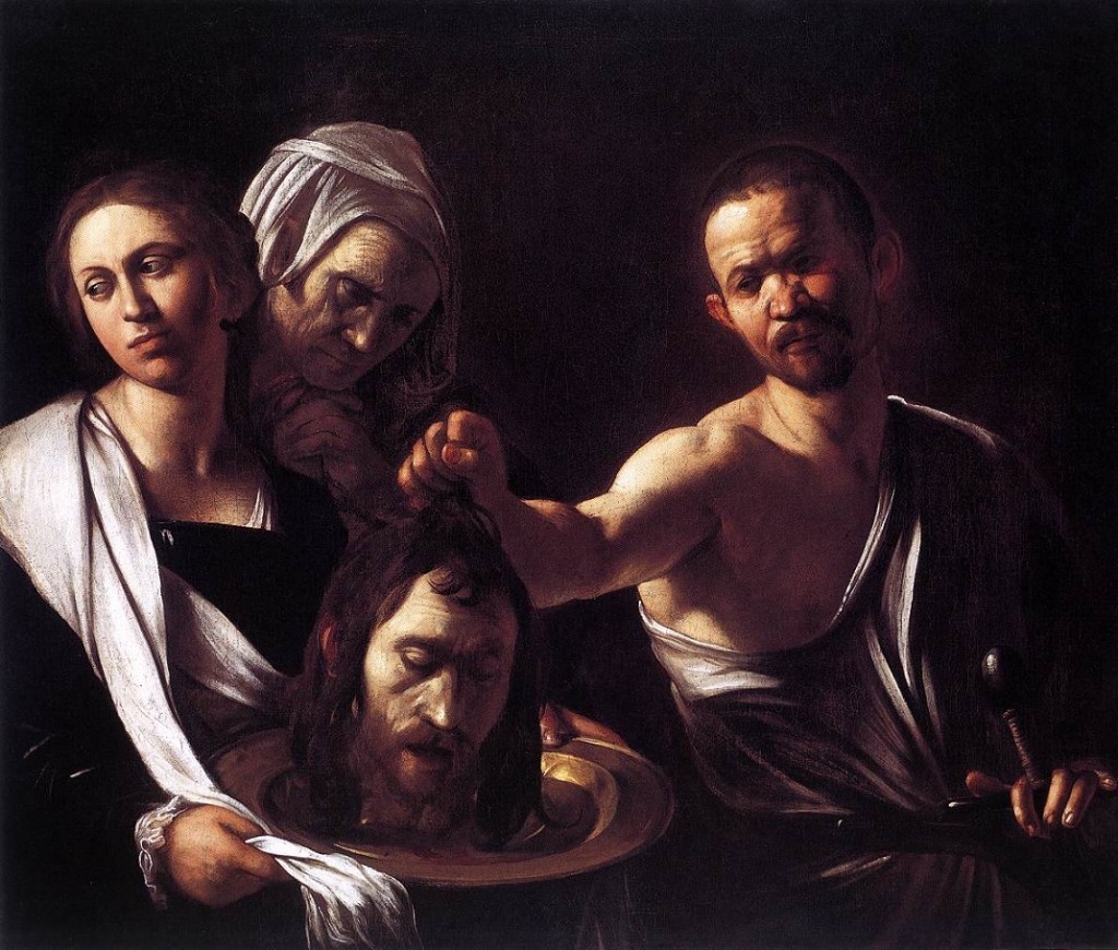 Caravaggio Salomè-con-la-testa-del-Battista-Caravaggio-Londra