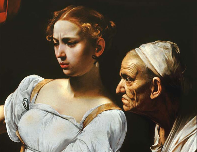 Giuditta-e-Oloferne-Caravaggio-particolare