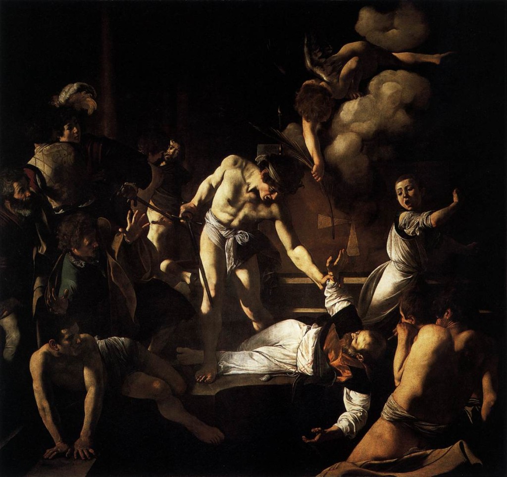 caravaggio martirio san matteo contarelli