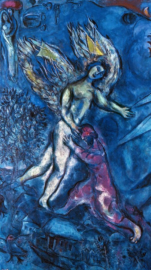 chagall lotta giacobbe angelo