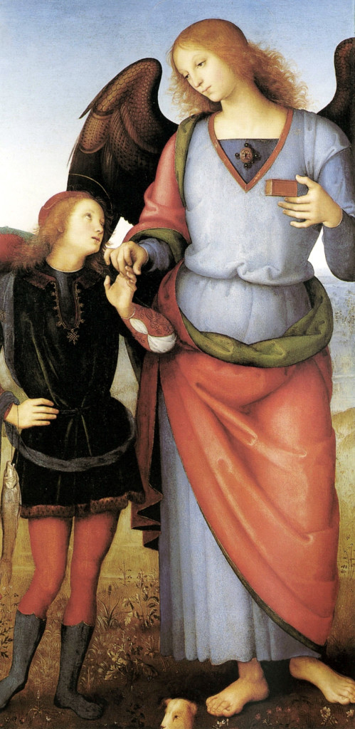 perugino archangel-raphael-with-tobias