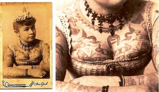 Annie Howard 2 prime donne tatuate